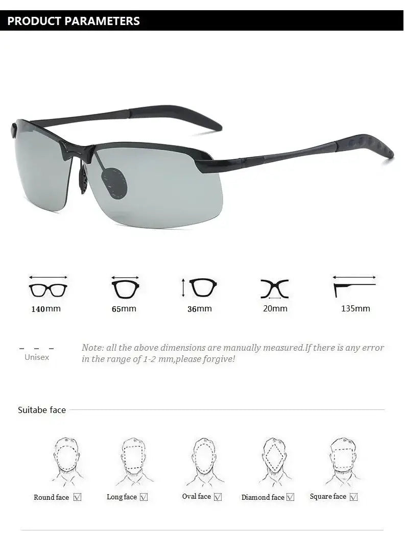 Auto Tint Sunglasses for Men Driving — product view 13