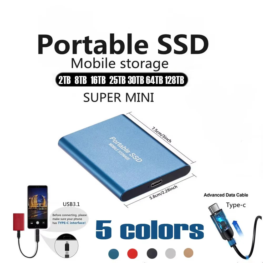 USB Computer External SSD Drive