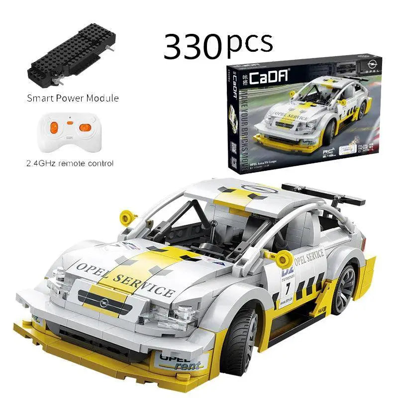 Opel Astra V8 Coupe Racing Car Building Blocks Set