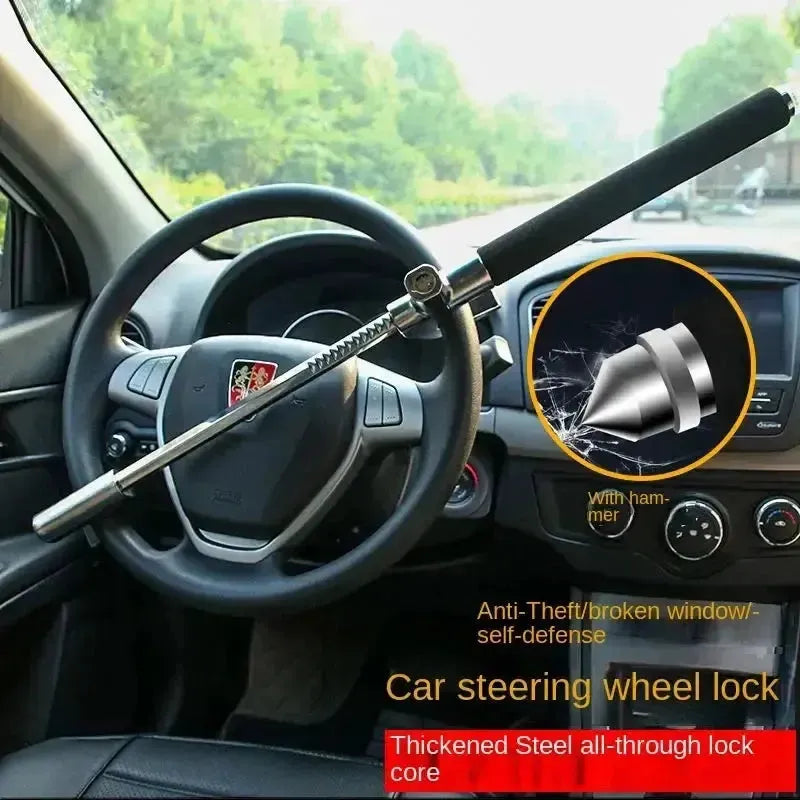 Car Steering Wheel Lock Anti Theft Device Universal Fit - OurLum.com