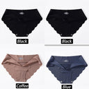 Silk Comfort Briefs Set: Luxurious Seamless Panties Women