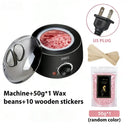 200CC Wax Heater Warmer Hair Removal Machine For Hand Foot Body SPA Epilator Paraffin Wax Pot +Wax Beans + Wood Sticks