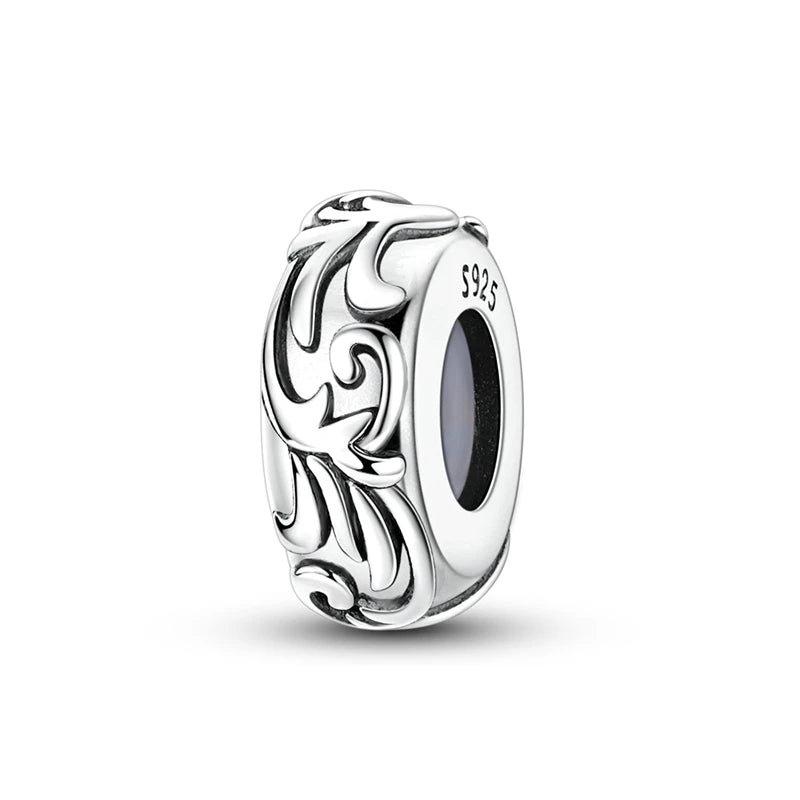 Sterling Silver Charm Bead Pendant