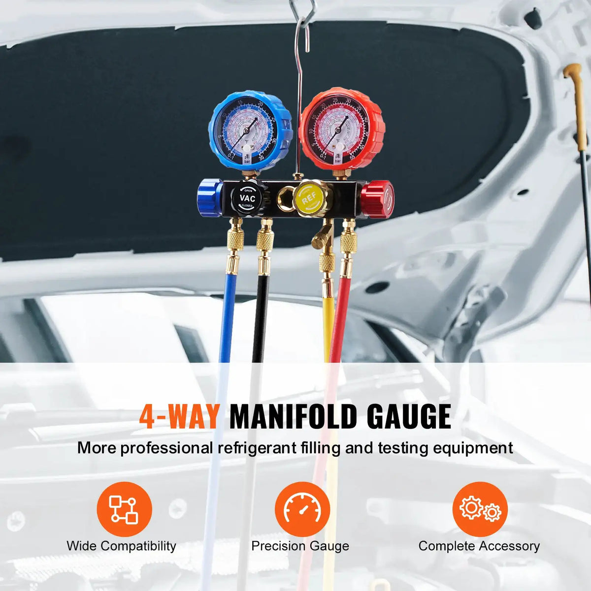 Ac Manifold Gauge Kit With Hose — product image 2