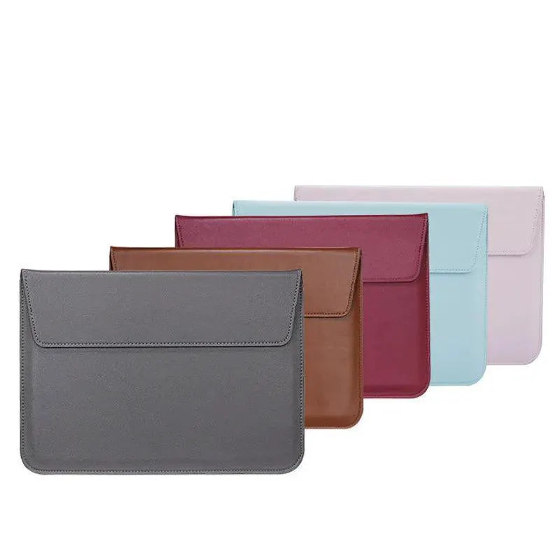 Premium Leather Laptop Sleeve PU Cover For MacBook Huawei