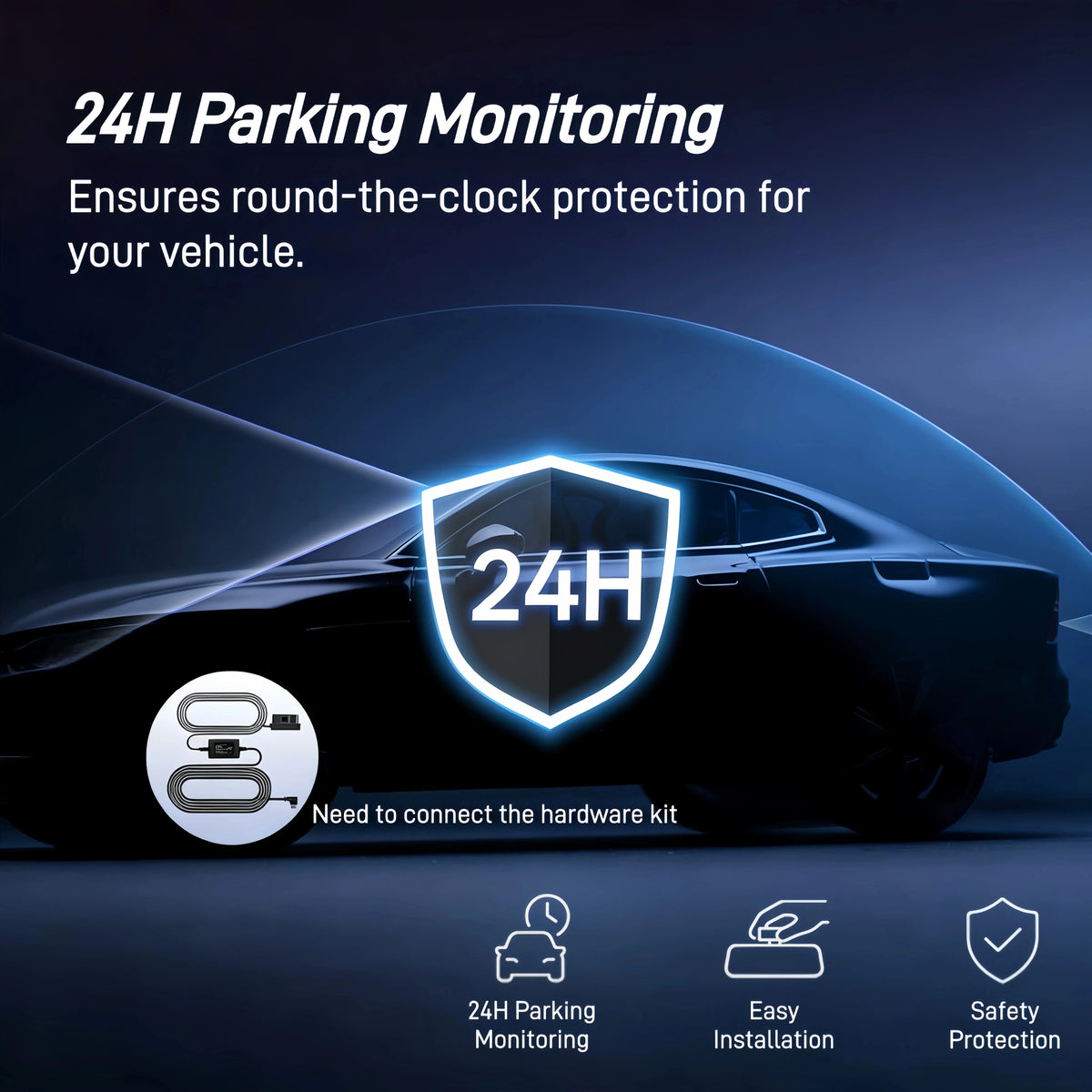 PRO Mirror Dash Cam with ADAS and BSD and LCA — product view 5