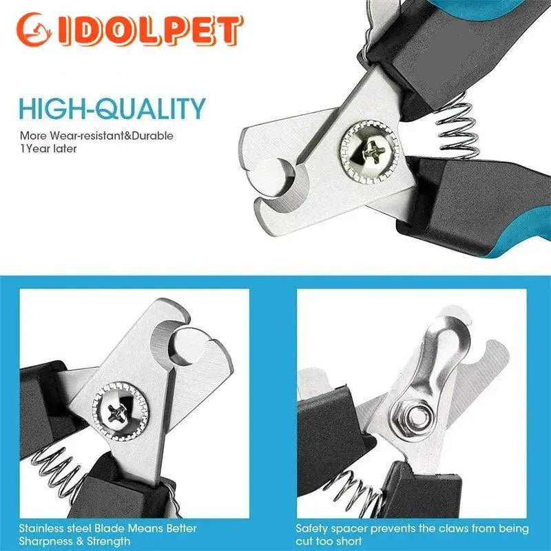 Pet Nail Clipper Professional Stainless Steel Grooming Tool