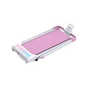 Pink Incline Under Desk Treadmill Walking Pad For Compact Spaces