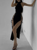 Contoured Goth Bandage Dress For Cosplay
