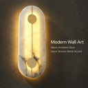 Luxe Alabaster Marble Wall Sconce