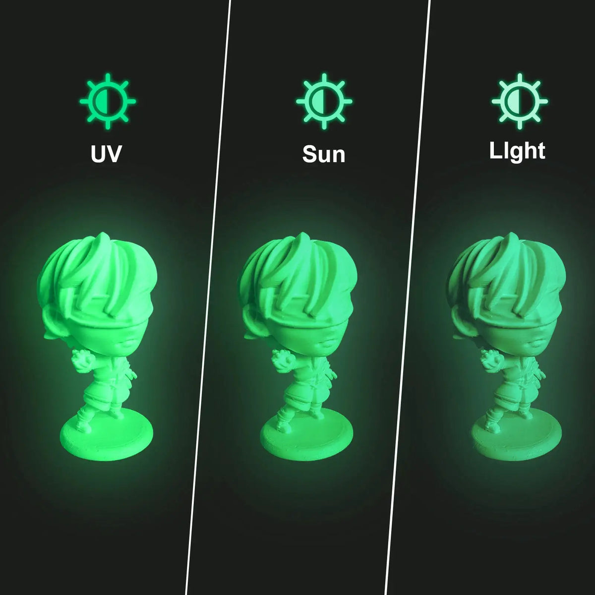 Glow-in-the-Dark PLA Filament for Luminous Models — product view 6
