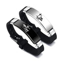 Couple Bracelets Set - Adjustable Stainless Steel