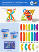 Mideer Kids Educational Building Blocks Toy Magnetic Rods Set