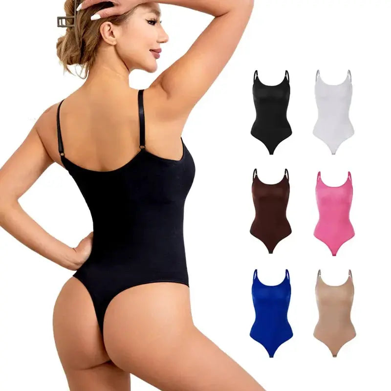 Seamless Tummy Control Bodysuit For Women Slimming Thong