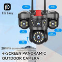 Auto Tracking Outdoor IP Cam for Smart Homes 4K HD