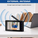 4.3" HD IPS Screen Wireless Visual Intercom Doorbell, 2.4G Smart Video Doorbell Camera 2-Way Talk Audio, Clear Night Vision Low Consumption Long Standby No WiFi Needed Household Home Security Monitoring System