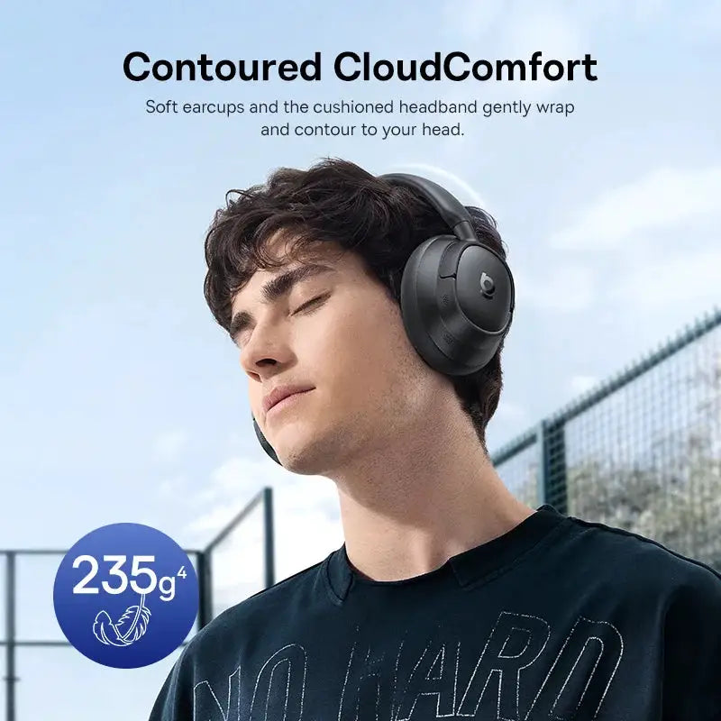 Baseus ANC Wireless Headphones 98% Adaptive Hybrid Noise Cancelling Headsets Hi-Res LDAC Headphone Bluetooth 6.0