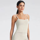 NCLAGEN - Built-In Bra Tank Top Yoga Vest Women