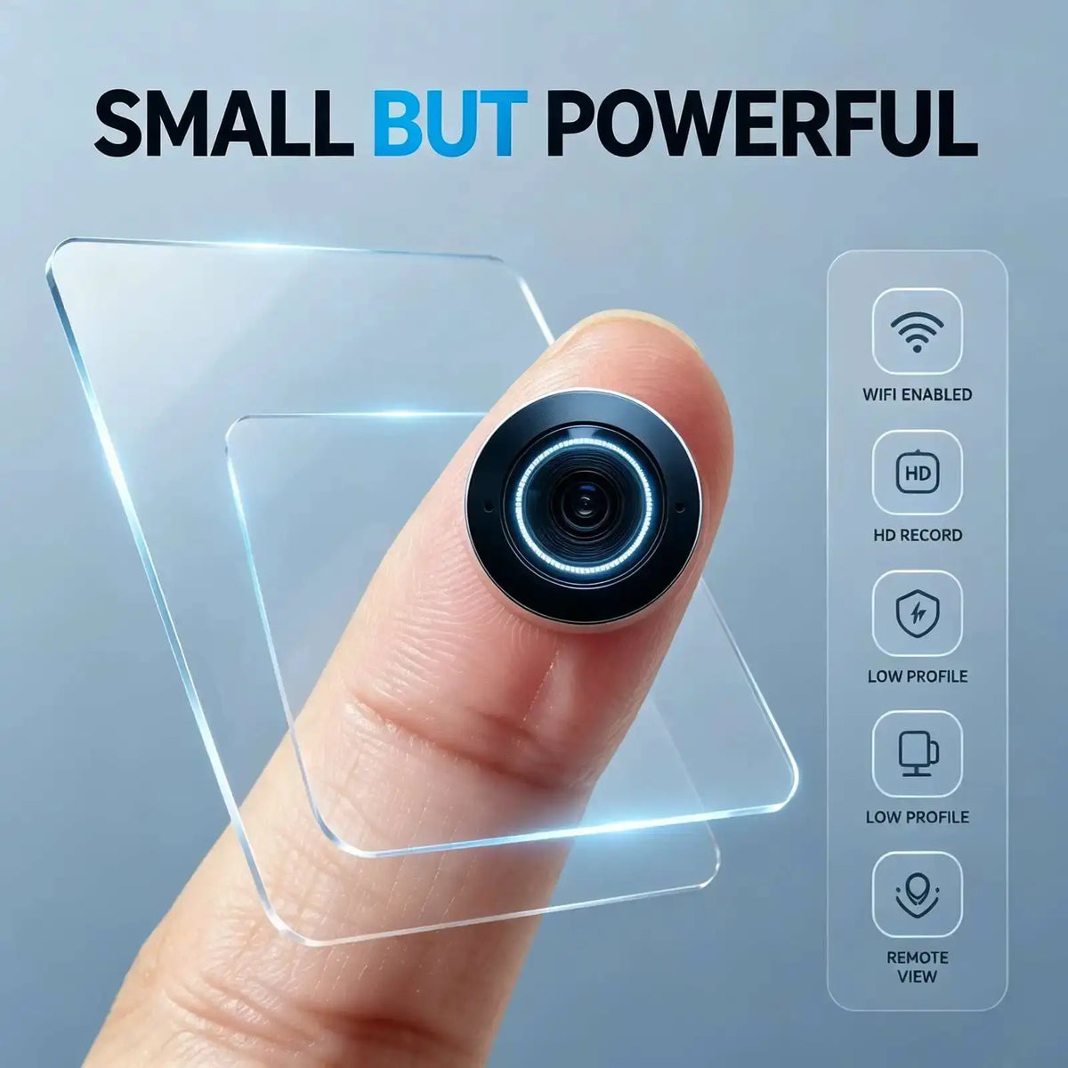 Mini WiFi Camera, HD Small Nanny Cam with Infrared Night Motion — product view 1