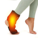 Electric Heating Ankle Support Vibrating Massager Hot Compress Relieves Joint Pain Discomfort Overuse Injury USB Port