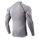 Men Running T Shirt Quick Dry Bodybuilding Compression Top