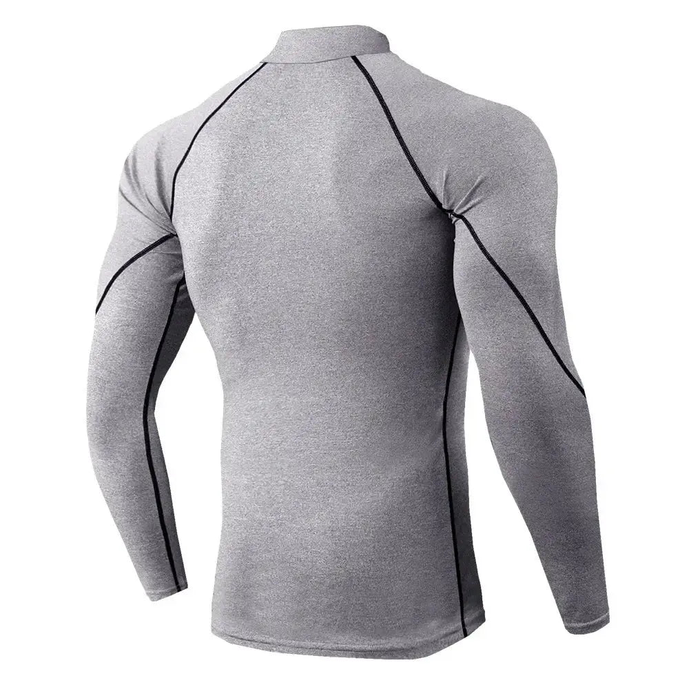Men Running T Shirt Quick Dry Compression Top For Training