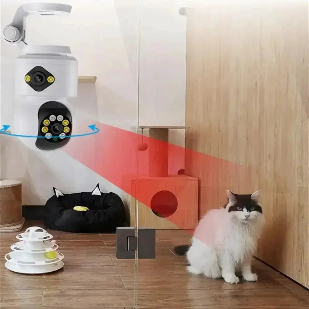 4MP Smart Dual Lens Baby And Home Security PTZ Camera