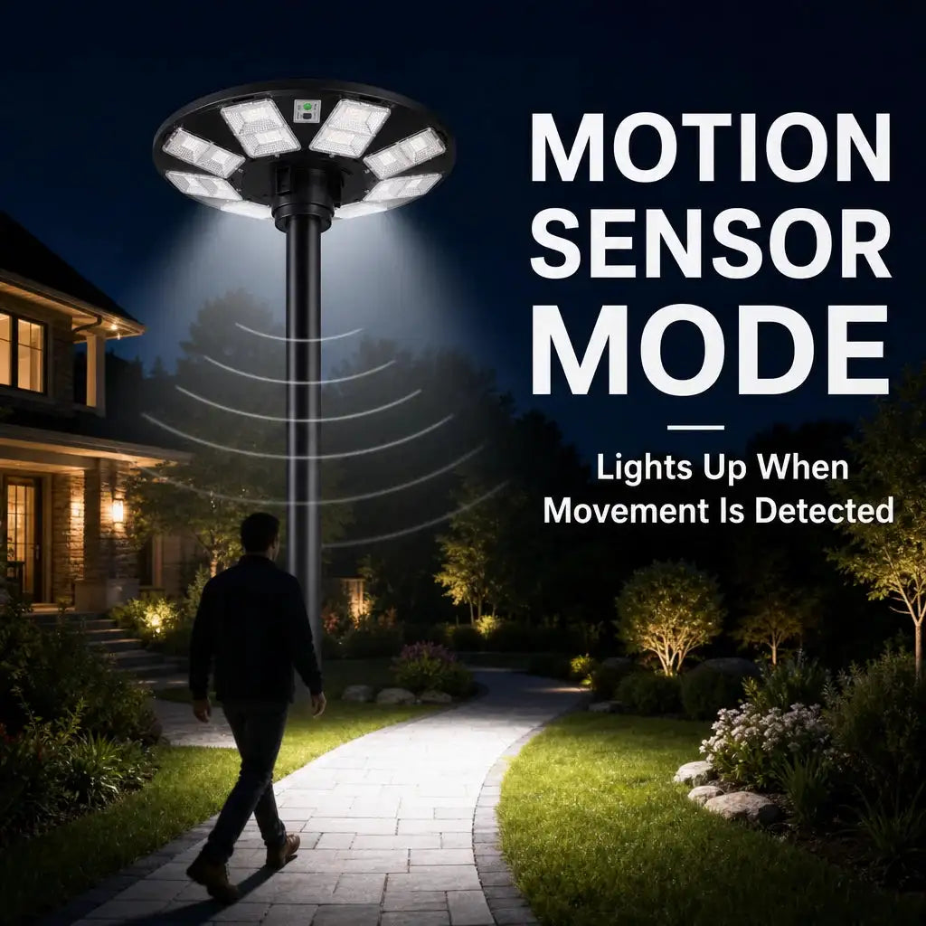 Solar UFO Street Light Motion Sensor — product view 4