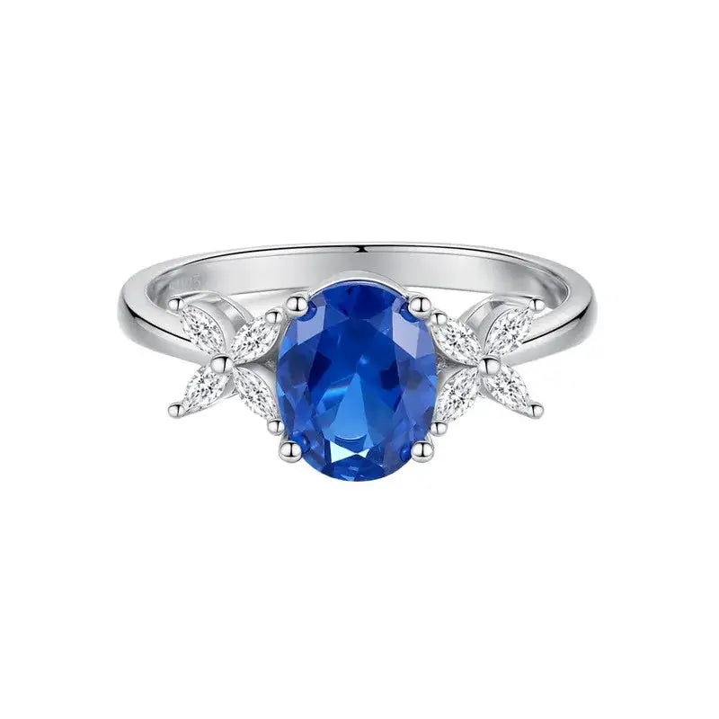 Genuine Silver Moissanite Cocktail Ring — product image 4
