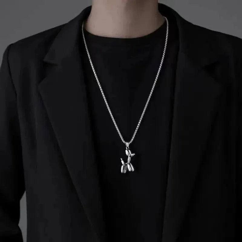 Yerik Cute Animal Balloon Dog Necklace Trendy Jewelry
