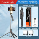 Selfie Stick Tripod - Long Reach Bluetooth Remote
