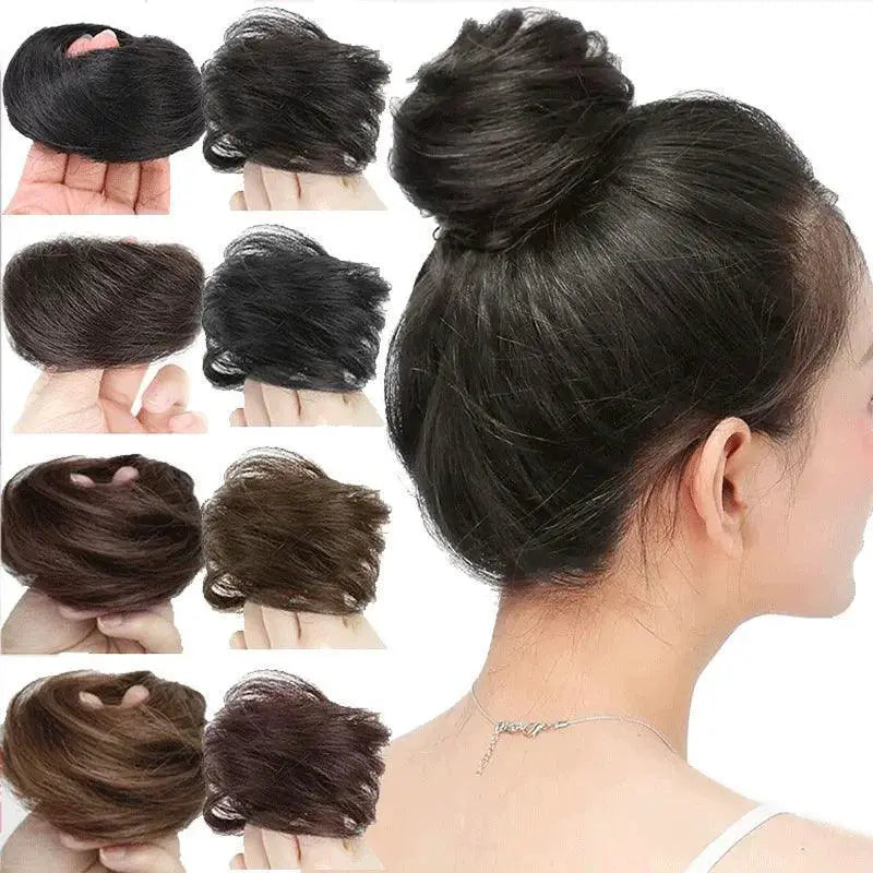 Effortless Volume Fluffy Seamless Bun Hair Accessory