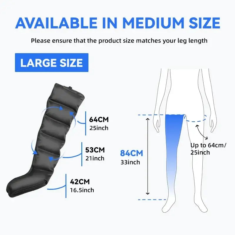 Massage Boots Air Wave Massager Leg and Foot smart air bag Massager to promote blood circulation