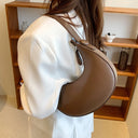 Armpit Bags: Cute Half Crescent Leather Bag