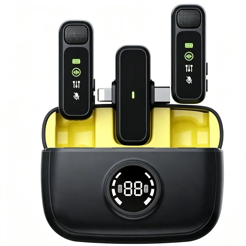 Wireless Lavalier Microphone Battery Level