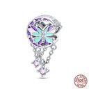 Sterling Silver Spring Colorful Butterfly