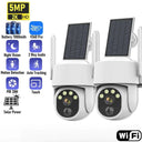 Solar-Powered Outdoor Security Camera Advanced Surveillance Tech