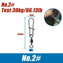 Sea Fishing Snap Hooks Durable Stainless Steel Connector Set