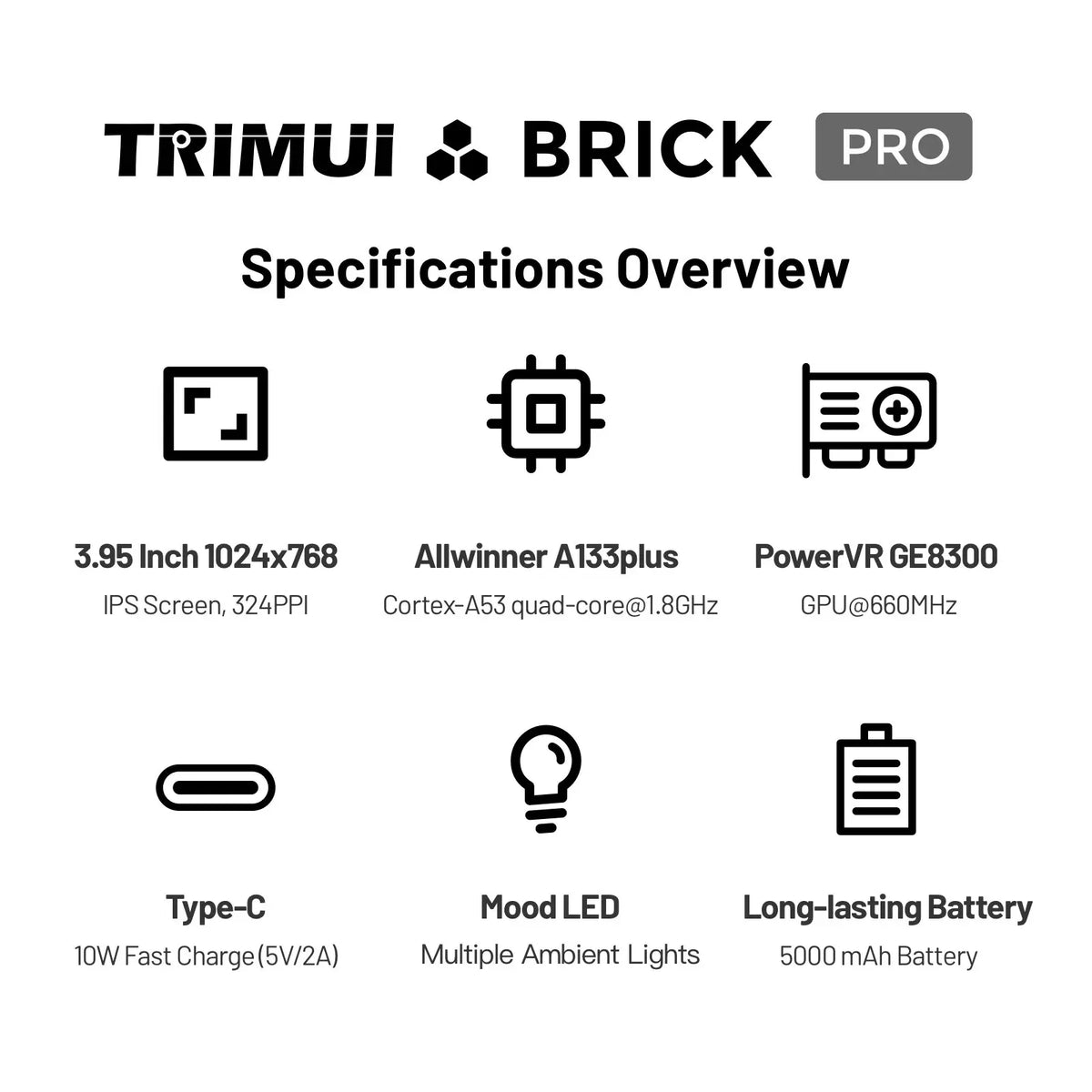 Trimui Brick Pro Retro Handheld