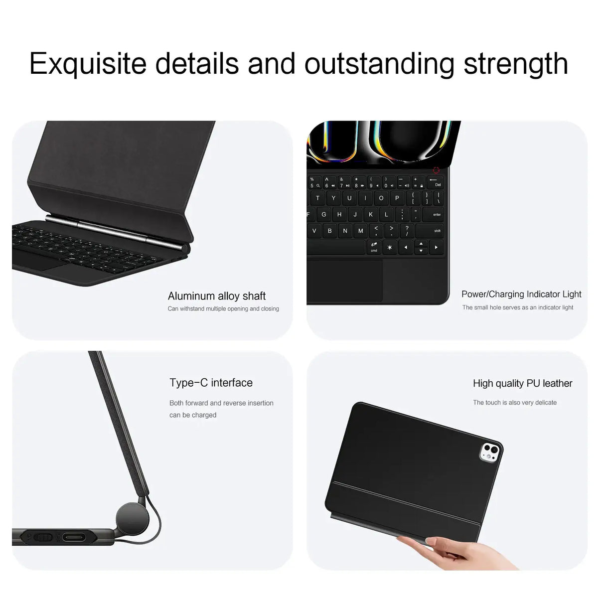 Magic Keyboard for iPad Pro 11 13 M5 Case for iPad Air 11 13 Inch M4 2026 M3 M2 Funda iPad 10th Gen 11th A16 Air 5 4 Smart Cover