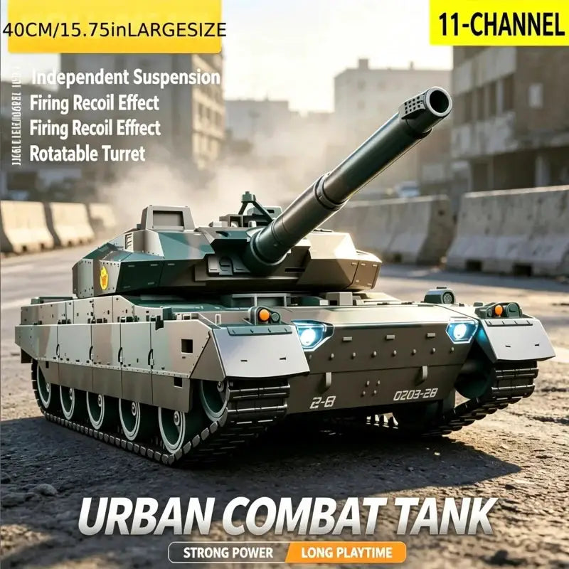 TONGLI RC Tracked Tank Toy with Shooting Function, Powerful — product view 6
