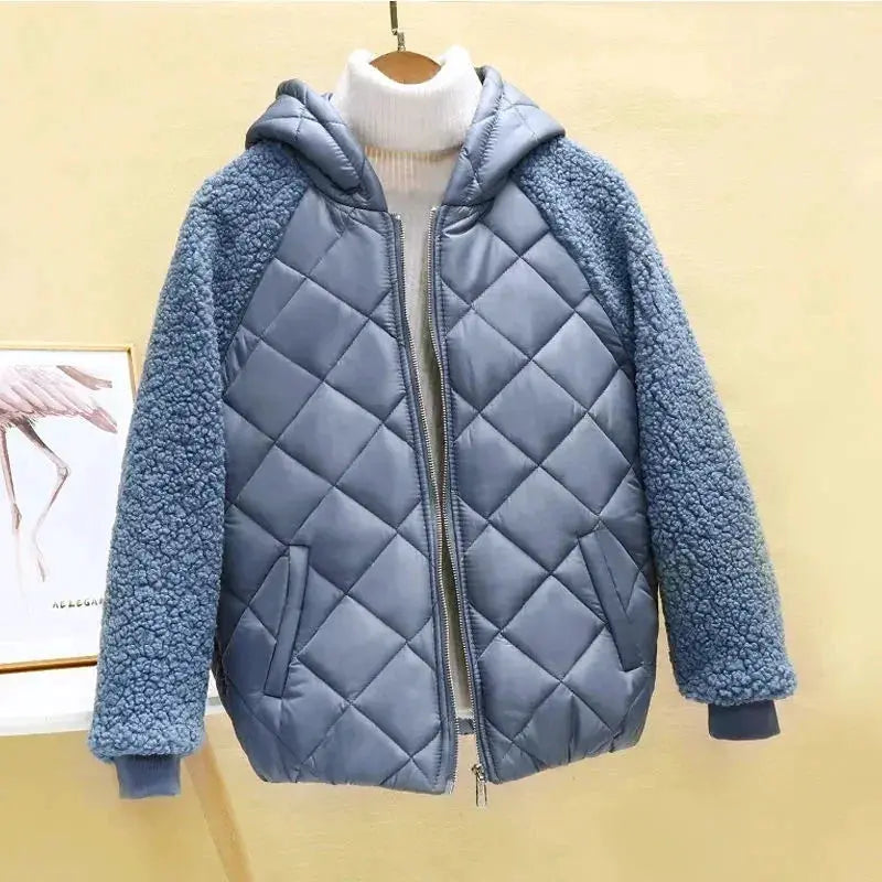 Thin Light Down Cotton Jacket For Women Short Coat Winter