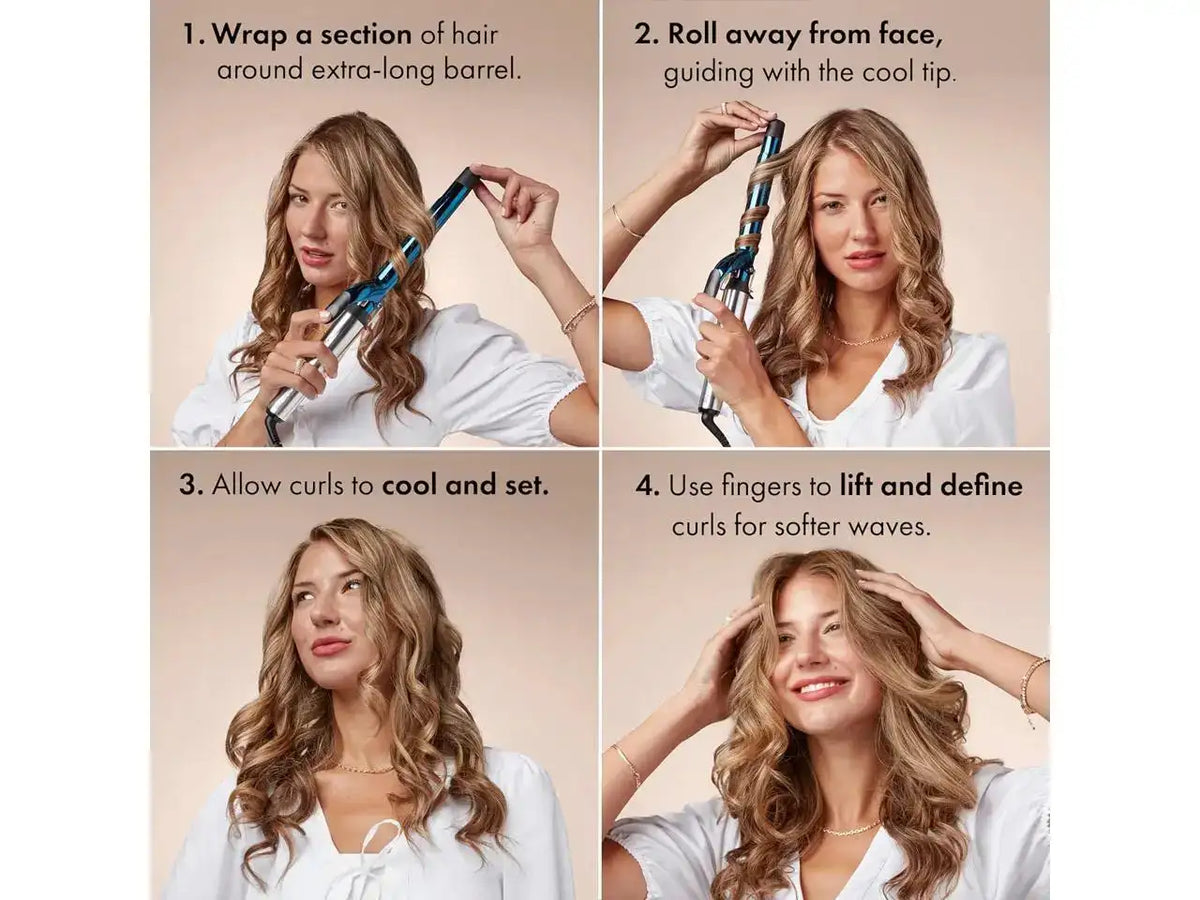 BaBylissPRO Nano Titanium™ 1½" Extended Barrel Curling Iron, BNTW150XLUC