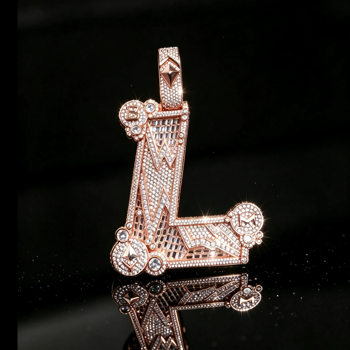 Iced Out Custom Letter L