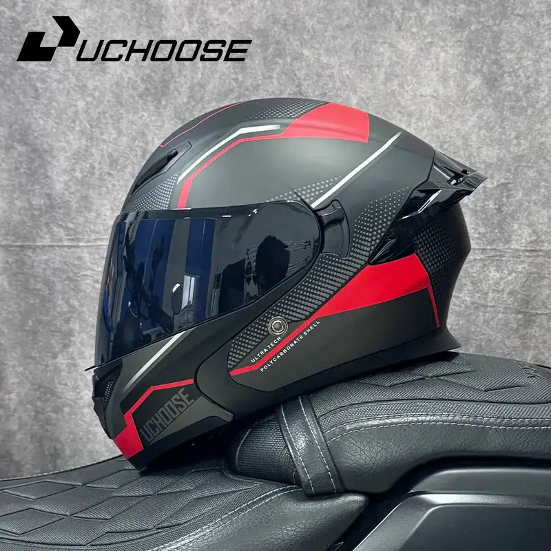 DOT Flip-Up Off-Road Motorcycle Helmet — product view 19