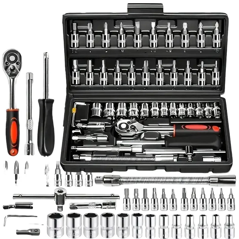Airaj Sockets - Drive Ratchet - red product image