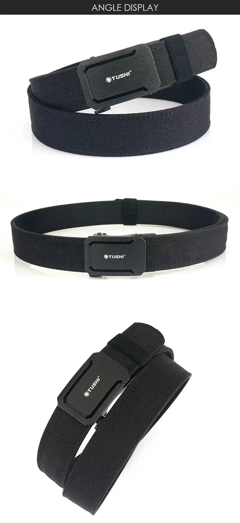 Durable Military Belt for Men with Gear — product view 18