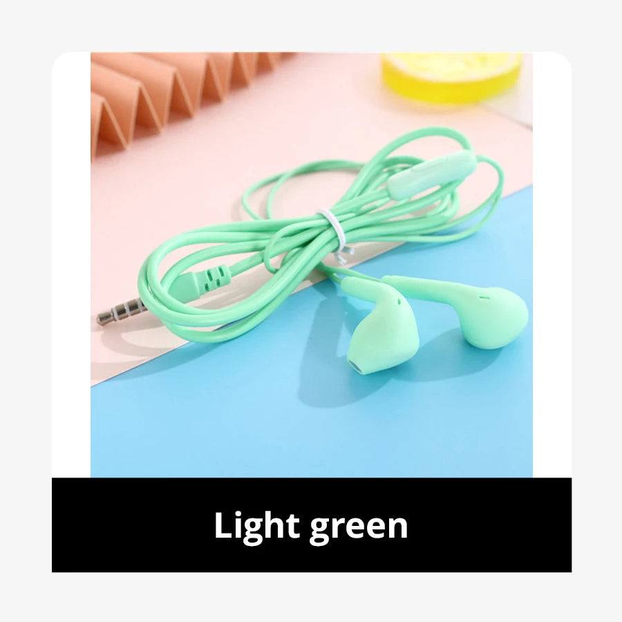Pastel Wired Earbud Set