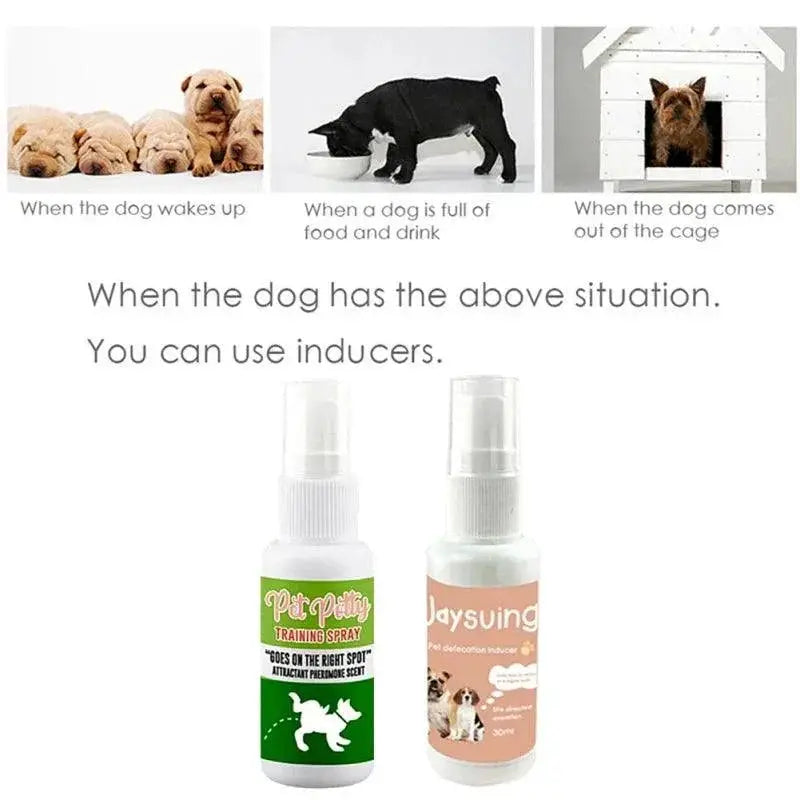 Potty Training Spray for Dogs and Cats Fixed Spot Trainer