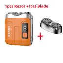 Mini Electric Shaver - Rechargeable Dual Blade